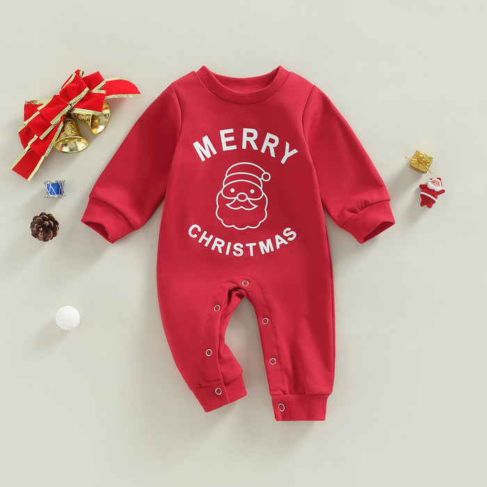 Terno fofo casual para bebê inspirado no Natal