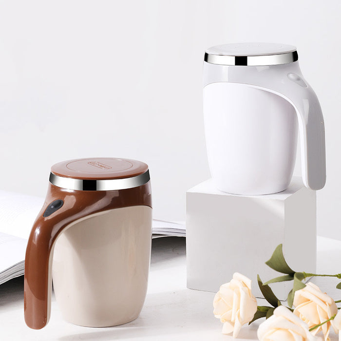 Tasse à café à agitation automatique, modèle Rechargeable, tasse à agitation électrique de haute valeur, tasse à eau magnétique rotative pour Milkshake paresseux