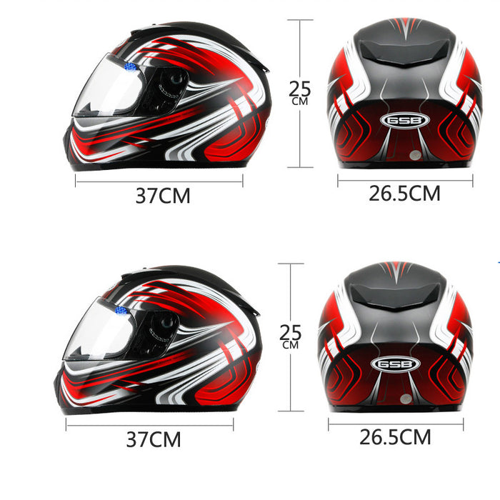 Electric Motorcycle Helmet Male Full Face Helmet