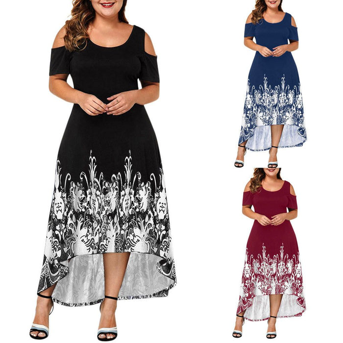 Festa à noite verão plus size maxi vestido feminino xl curto