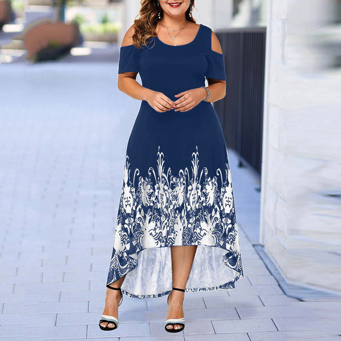 Festa à noite verão plus size maxi vestido feminino xl curto