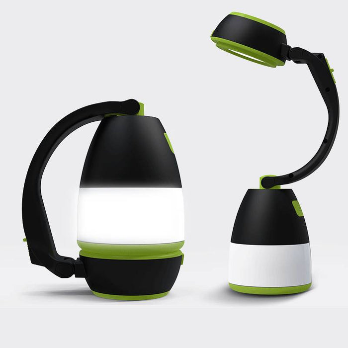 Lámpara de mesa multifuncional 3 en 1, lámpara LED tres en uno para tienda de campaña, luz nocturna para coche, linterna de emergencia plegable