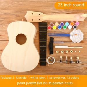 Kit materiale fatto a mano per chitarra piccola fai da te ukulele dipinto