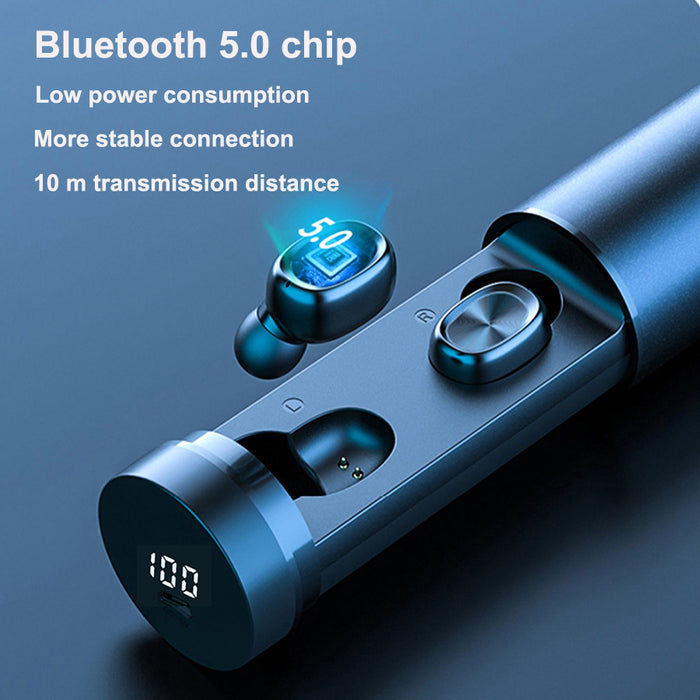 Mini casque Bluetooth extractible portable