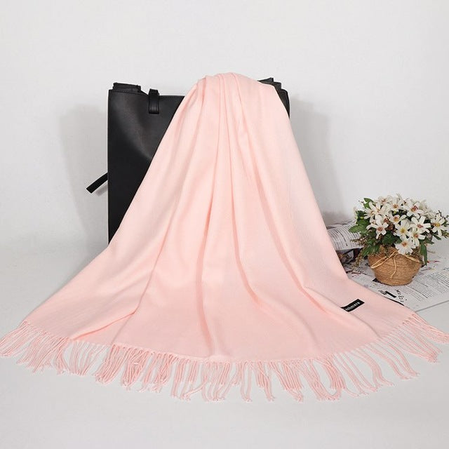 Winter Cashmere Women Scarf Female Luxury Brand Scarves Lady