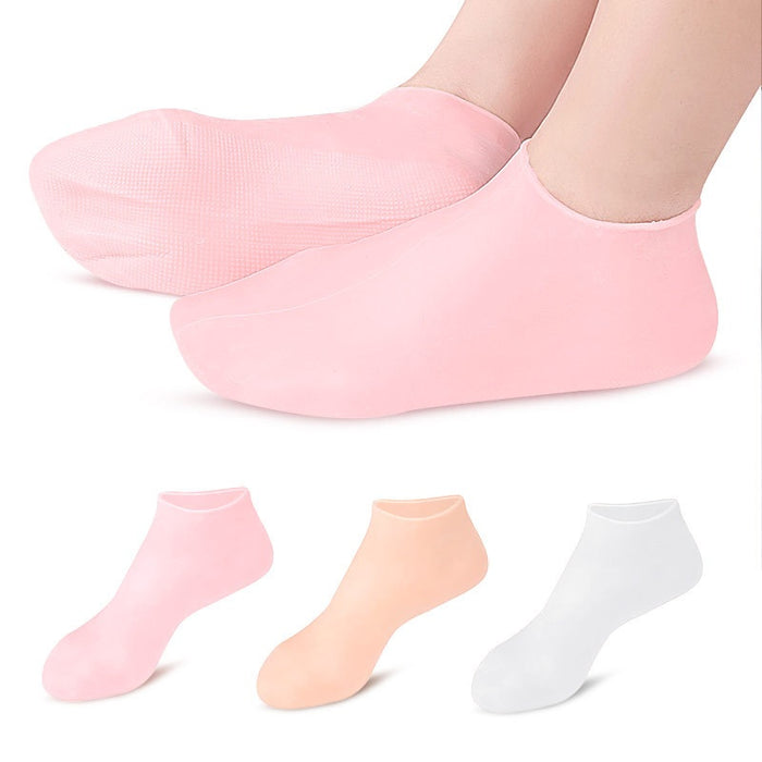 Chaussettes élastiques pour soins de la peau des pieds