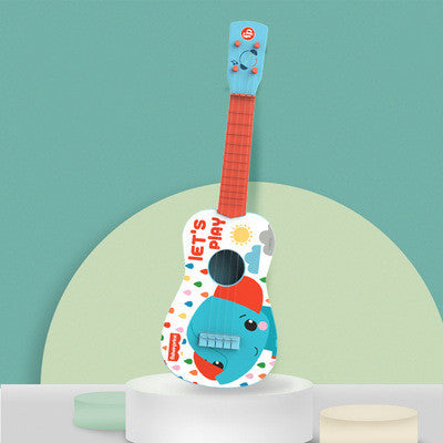 Novo brinquedo de instrumento musical de guitarra de simulação infantil