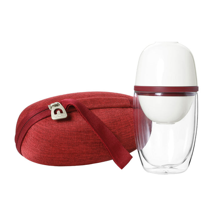 Portable teacup travel set