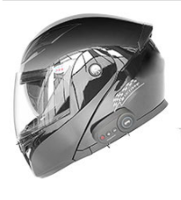 Casque de moto Bluetooth Le casque de moto est livré avec FM