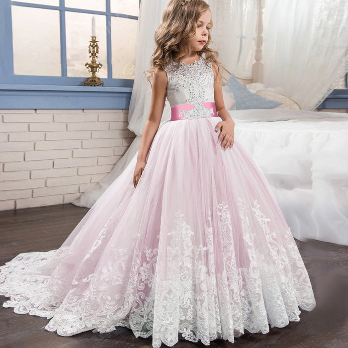 Girl Dress Princess Wedding Dress Children