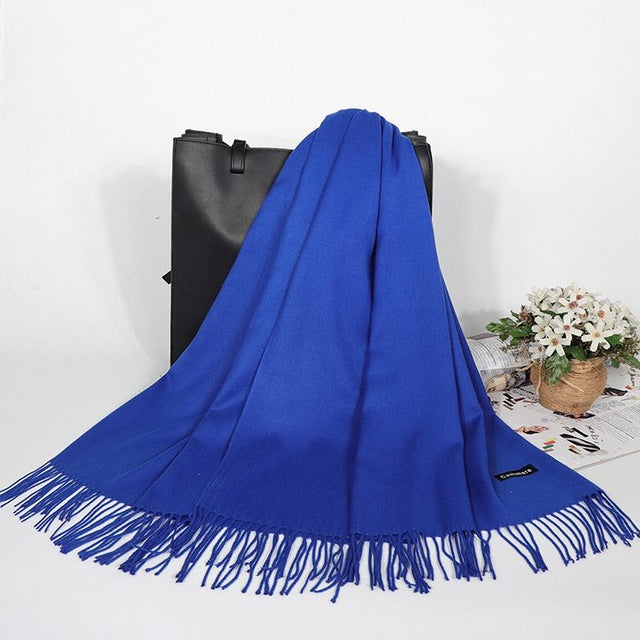 Winter Cashmere Women Scarf Female Luxury Brand Scarves Lady