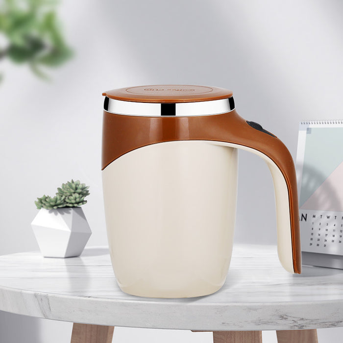 Tasse à café à agitation automatique, modèle Rechargeable, tasse à agitation électrique de haute valeur, tasse à eau magnétique rotative pour Milkshake paresseux