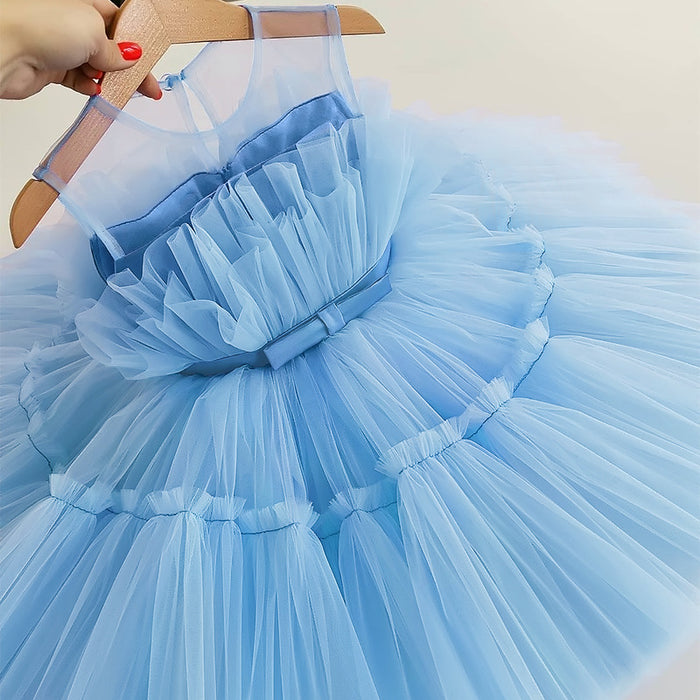 Children's Dress Fluffy Gauze Girl Princess Dress