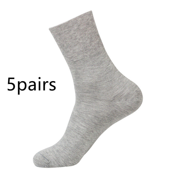 Men's Spring Summer Large Loose Thin Cotton Socks