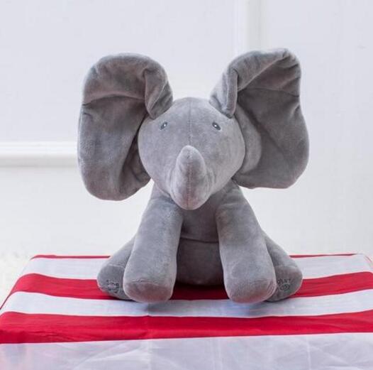 Peluche interattivo Peek-A-Boo con elefante