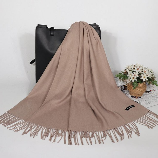 Winter Cashmere Women Scarf Female Luxury Brand Scarves Lady