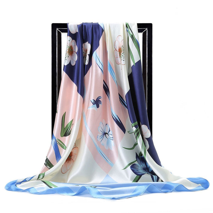 Large Square Scarf Simulation Silk Scarf Shawl All-match Scarf Scarf