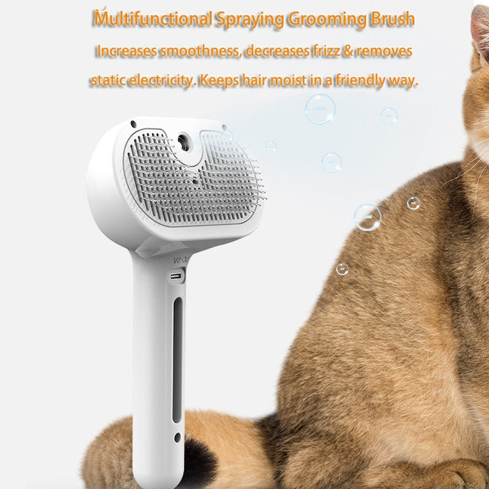 Haustierkamm Selbstreinigende Haustiere Haarentfernerbürste für Hundepflegewerkzeuge