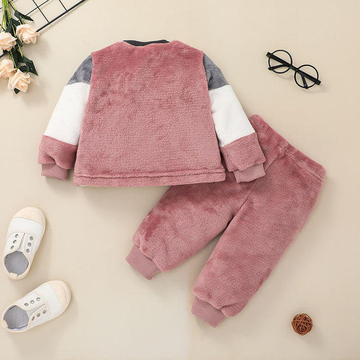 Bebê casual suéter terno roupas pulôver terno de duas peças
