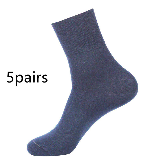 Men's Spring Summer Large Loose Thin Cotton Socks