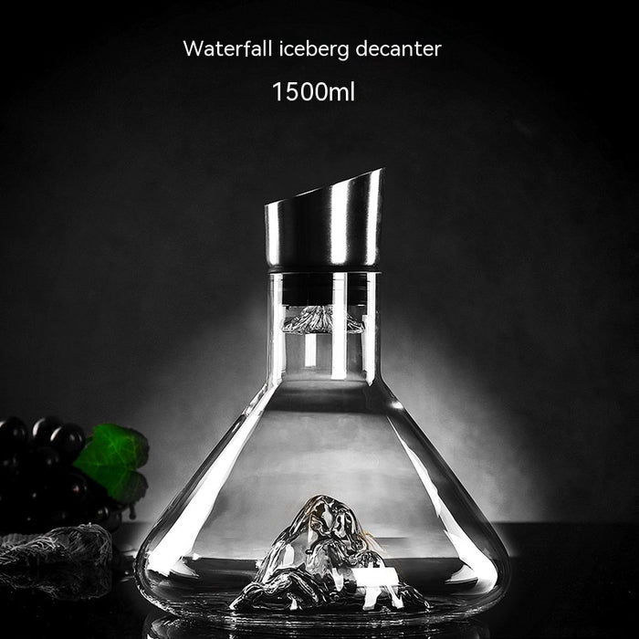 Iceberg Waterfall veloce vino rosso decanter per vino gadget da cucina