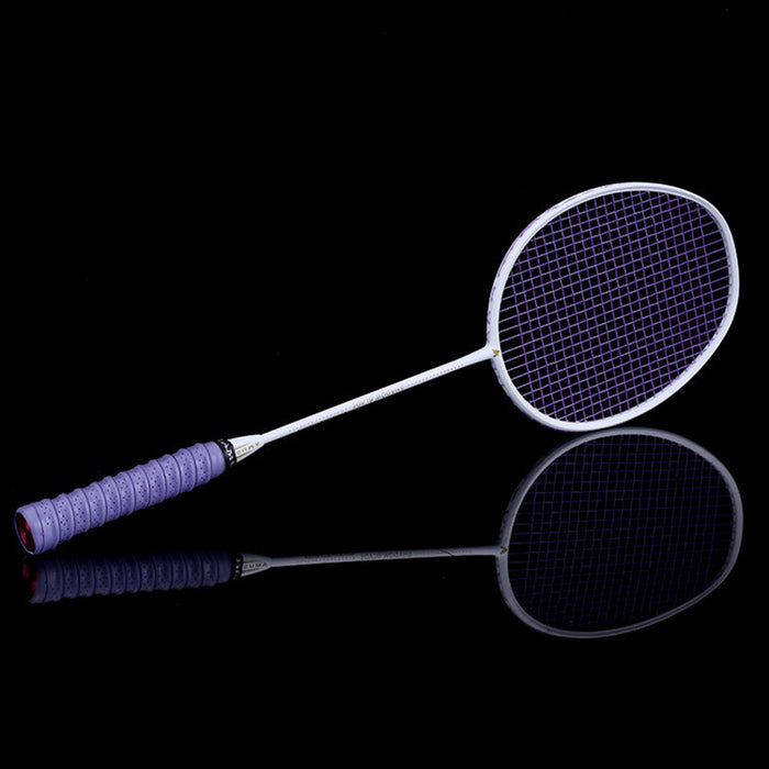 Full Carbon Badminton Racket Single Shot Attack Training