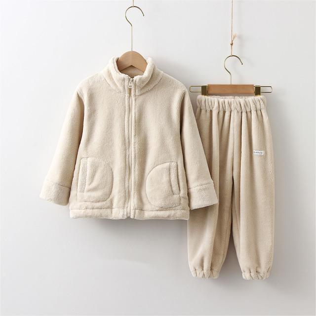 Roupas infantis terno infantil suéter quente menina moletom com capuz de lã