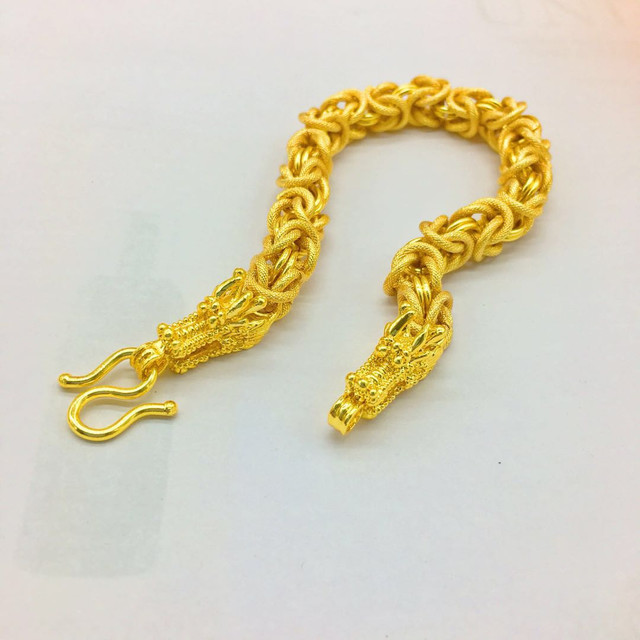 Goldarmband für Männer vergoldet 24K Simulation Schmuckarmband