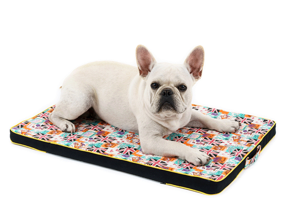 Verdickter Haustierdruck Segeltuch Hundematten Hundebettmatten Hundebettmatratzen