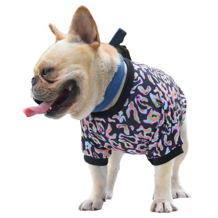 Fluorescent Camouflage Dog Clothes Pet Clothing