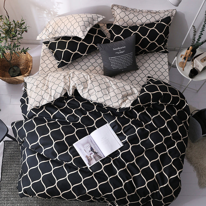 Four-piece bed linen for home textiles with high sales value