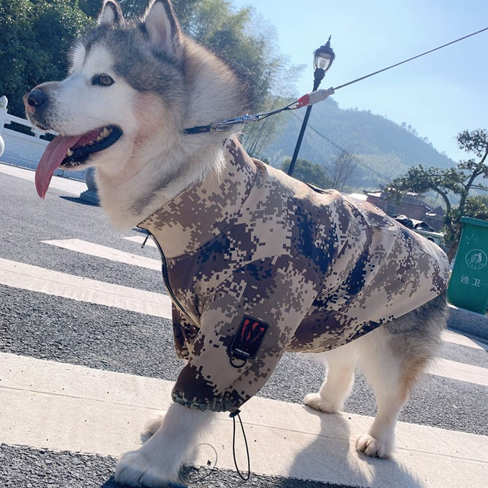 Outdoor camouflage clothing for pets