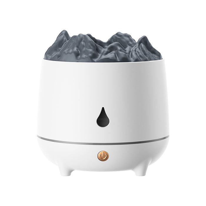 Newly Volcano Air Humidifier Flaming Mountain Aromatherapy Machine Volcano Diffuser Home Mist Volume Creativity