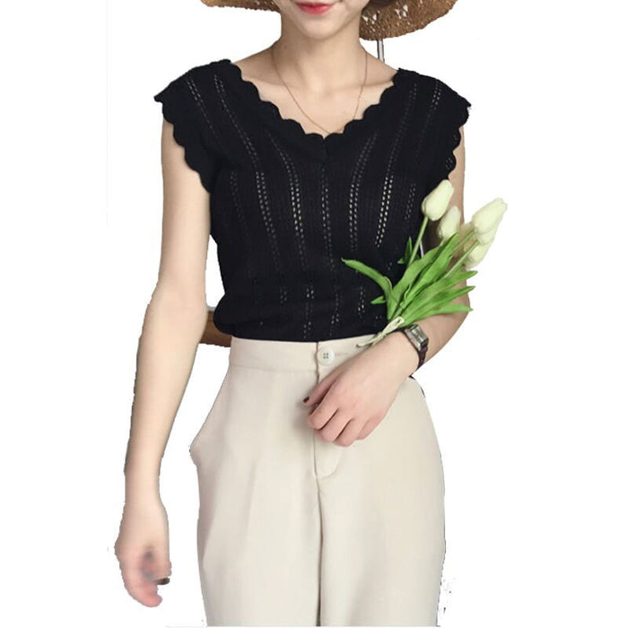 Camisole wears Hong Kong style sleeveless retro