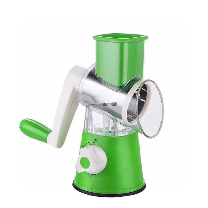 Kitchen Roll Vegetable Cutter Vertical Vegetable Cutter Rotary Grater Cutting Machine for Fruits, Vegetables and Nuts
