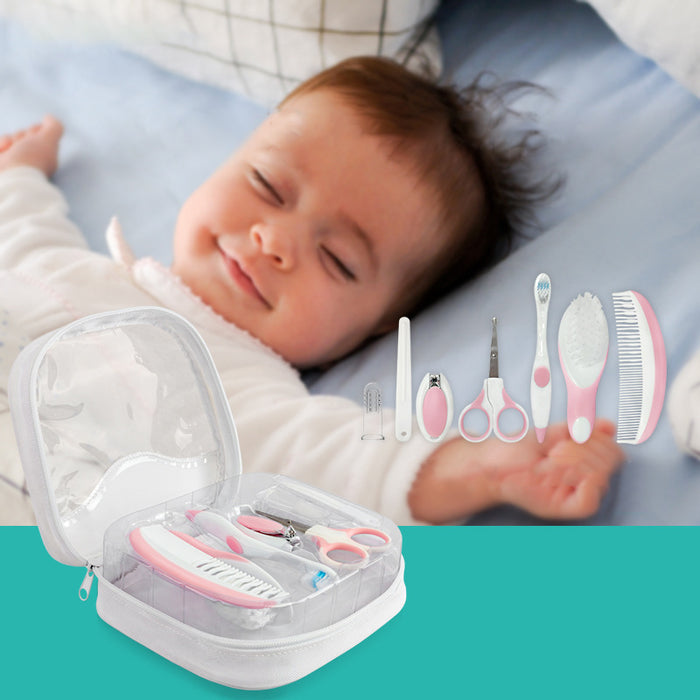 Baby-Pflege-Kit Baby persönliche Pflegeprodukte Baby Reinigung tägliche Pflege Werkzeug sieben Stück
