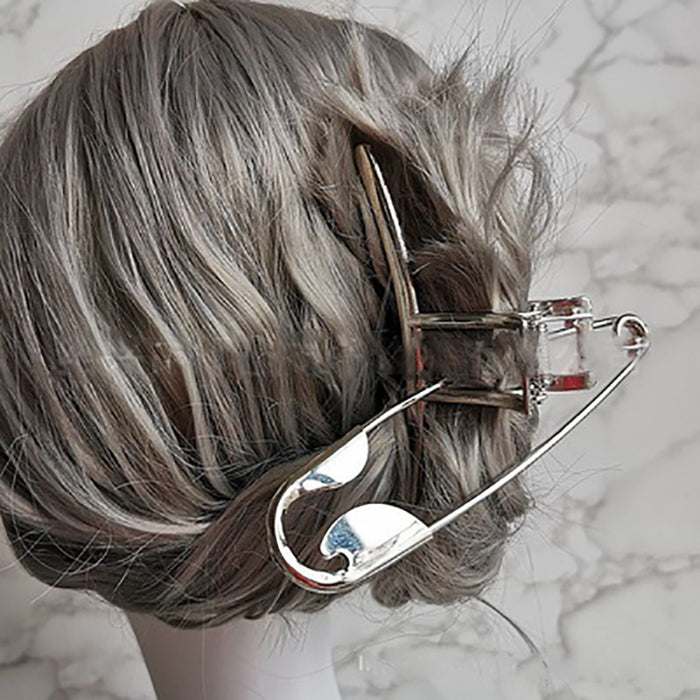 Metal Grab Clip Hair Banana Jewelry Hairpin for Women