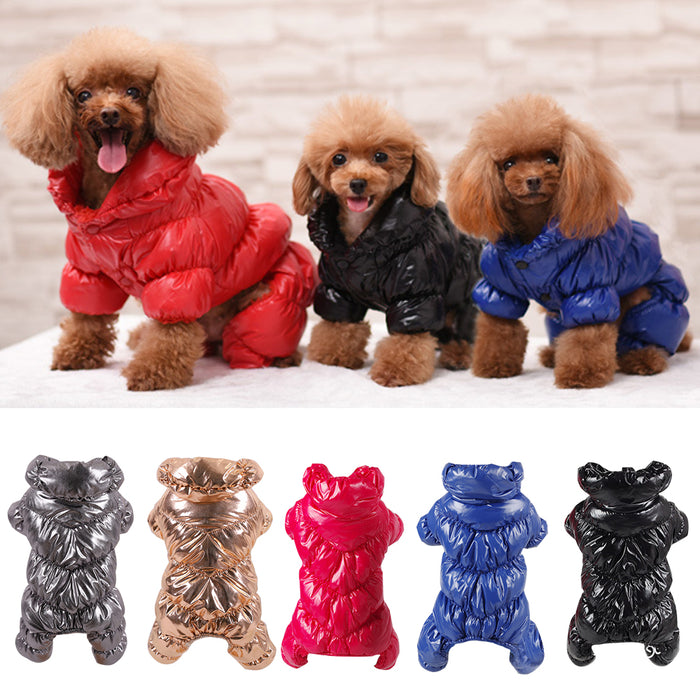 Cotton down clothing for pets