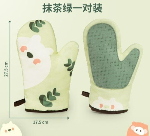 Microwave Oven Glove Heat Resistant Non Slip Silicone Oven Gloves Washable