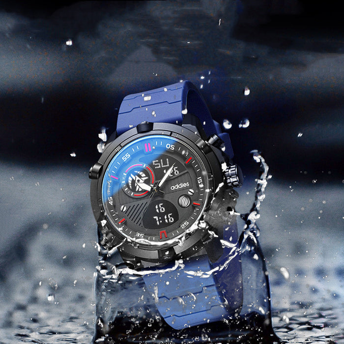 Mode Männer Sport Wasser leuchtende Metall Uhr