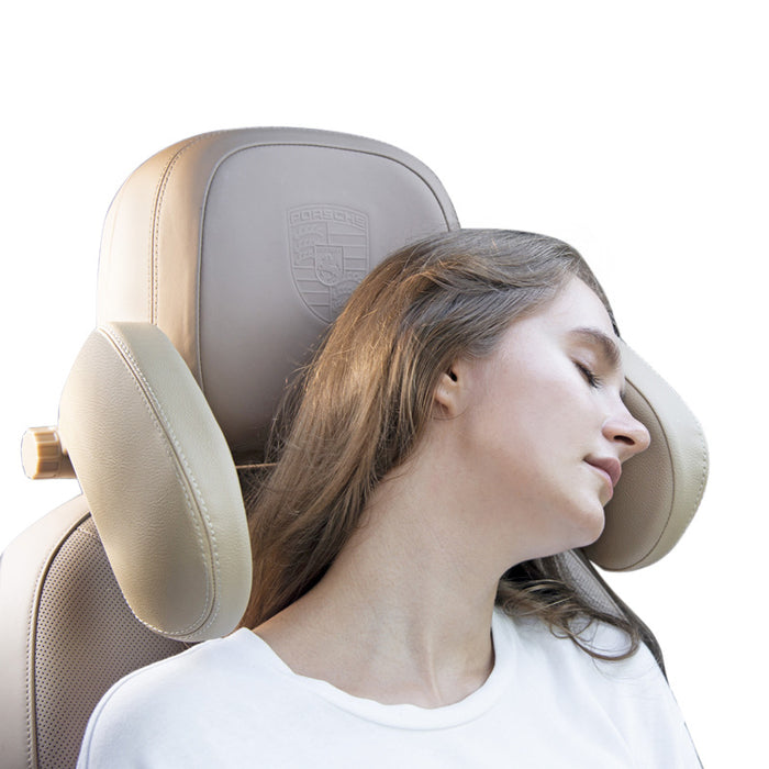 Auto Kopfstütze Kissen Sleep Adjustable Side Car Soft Travel Seat Headrest Auto Leder Support Neck Pillow Cushion Autozubehör